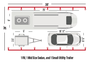 RV Cover 24' W 30' L