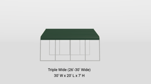 30x30x7 SR Triple wide