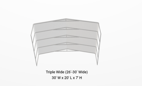 30x30x7 SR Triple wide